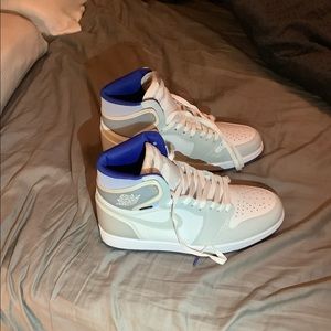 Air Jordan 1 Retro High Zoom White Racer Blue